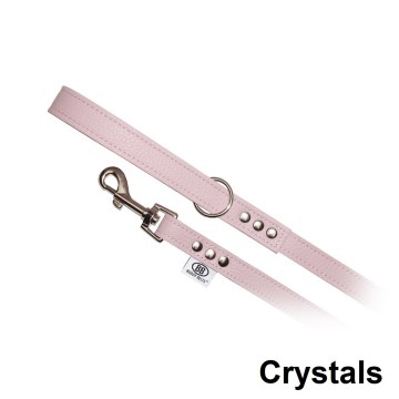 Buddy belts hondenriem premium pink nieuw crystals