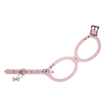 Buddy belts hondentuig premium pink nieuw crystals 1