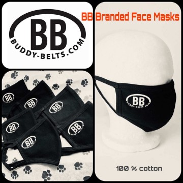 Buddy belts mondkap met bb logo