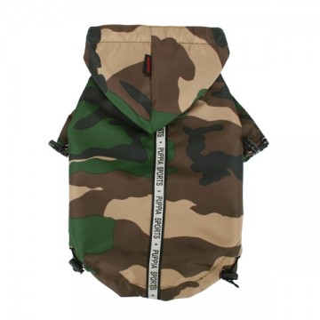 Puppia base jumper regenjas camo