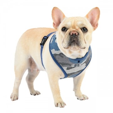 Puppia Harness / Hondentuigje Ensign Blue Camo Model A
