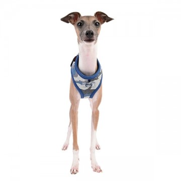 Puppia Harness / Hondentuigje Ensign Blue Camo Model A