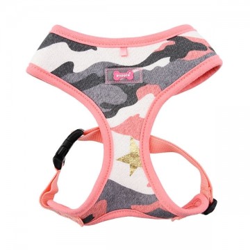 Puppia Harness / Hondentuigje Ensign Pink Camo Model A