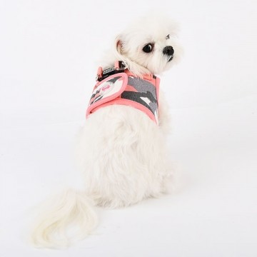 Puppia Harness / Hondentuigje Ensign Pink Camo Model B
