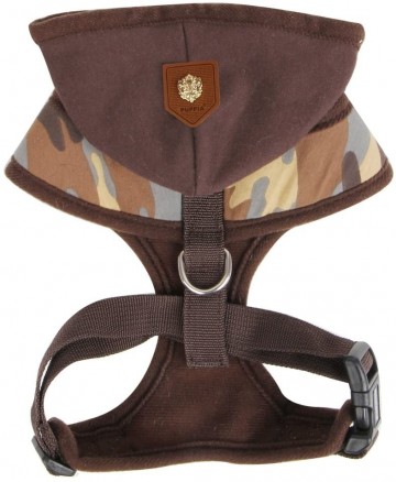 Puppia harness  honden tuigje hunter model a brown 2
