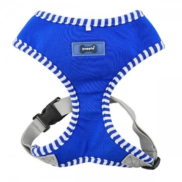 Puppia harness honden tuigje naunet royal blue model a