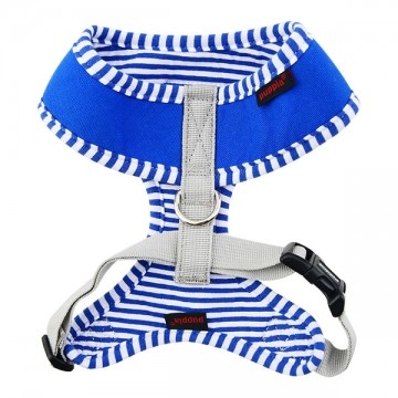 Puppia harness honden tuigje naunet royal blue model a