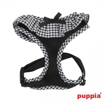 Puppia Harness / Honden tuigje Model A Vivien Black