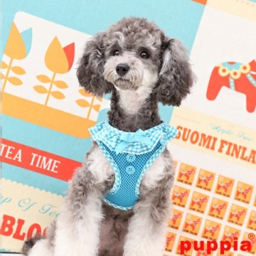 Puppia Harness / Honden tuigje Model A Vivien Sky Blue