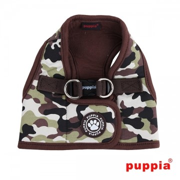 Puppia Harness / Honden tuigje Model B Legend Brown Camo