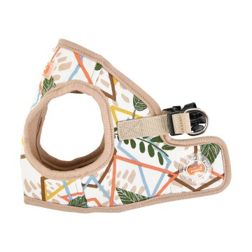 Puppia harness  hondentuigje  model b botanical beige 2