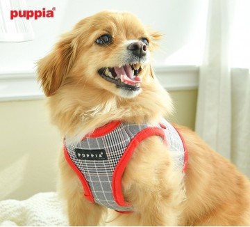 Puppia harness  hondentuigje blake model b red 5