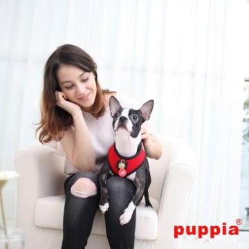 Puppia Harness / Hondentuigje Dex Model A Red