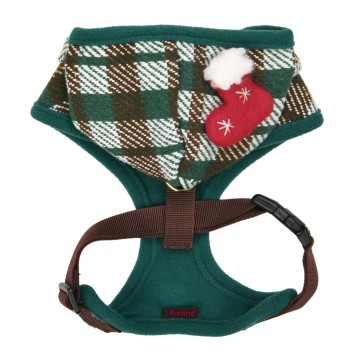 Puppia harness  hondentuigje festive model a green 2