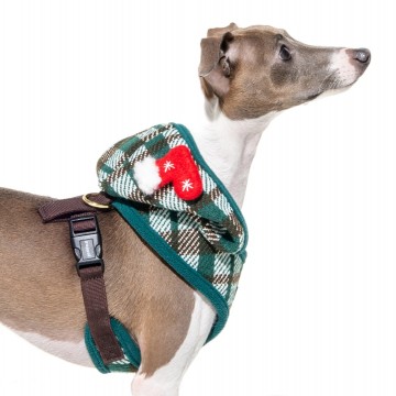 Puppia harness  hondentuigje festive model a green 5