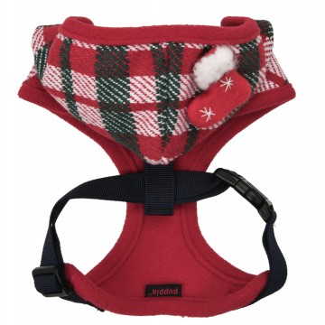Puppia harness  hondentuigje festive model a red 2