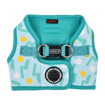 Puppia harness  hondentuigje fete model b aqua 1