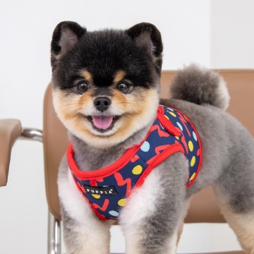 Puppia harness  hondentuigje fete model b red 3