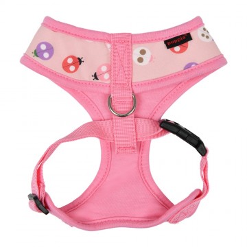 Puppia harness  hondentuigje lady beetle model a pink 2