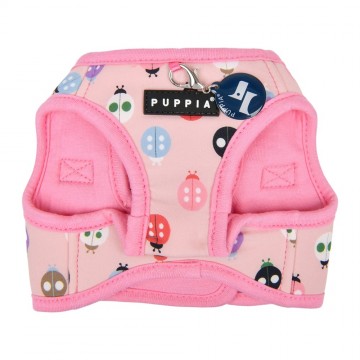Puppia harness  hondentuigje lady beetle model b pink 2