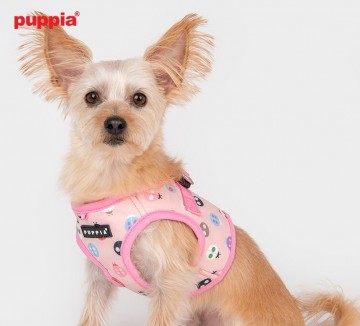 Puppia harness  hondentuigje lady beetle model b pink 5