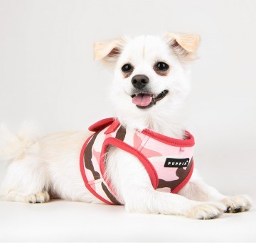 Puppia harness  hondentuigje lance model b pink camo 6
