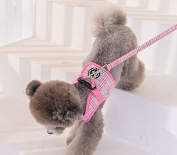Puppia harness  hondentuigje luke model b pink 6