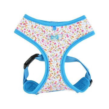 Puppia harness  hondentuigje model a wildflower sky blue 1