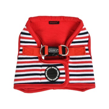 Puppia harness  hondentuigje model b seaman red 1