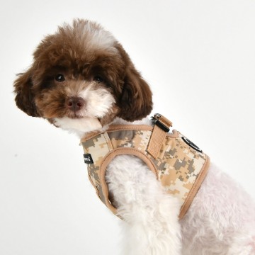 Puppia harness  hondentuigje model b sentinel beige camo 3