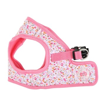 Puppia harness  hondentuigje model b wildflower pink 2