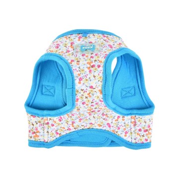 Puppia harness  hondentuigje model b wildflower sky blue 3