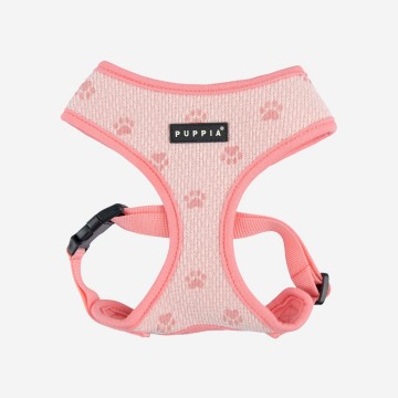 Puppia harness  hondentuigje pawprint model a indian pink 1