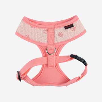 Puppia harness  hondentuigje pawprint model a indian pink 2