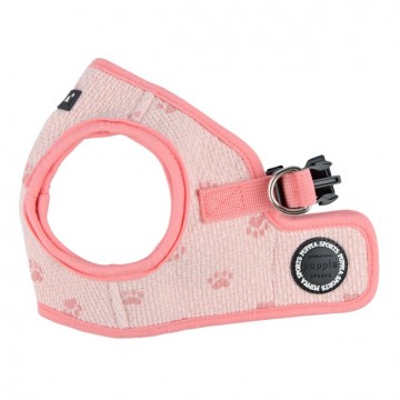 Puppia harness  hondentuigje pawprint model b indian pink 3