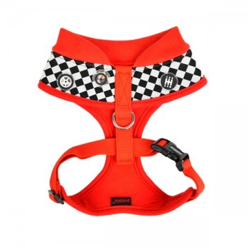 Puppia harness  hondentuigje Model A racer red 2