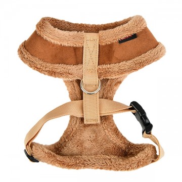 Puppia Harness / Hondentuigje Terry Model A Brown