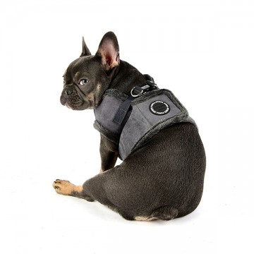 Puppia Harness / Hondentuigje Terry Model B Grey