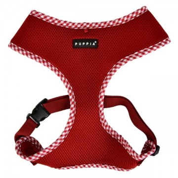 Puppia harness  hondentuigje vivien check model a wine 1