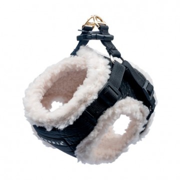 Puppia harness  hondentuigje winterstride model b black comfort 3