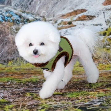 Puppia harness  hondentuigje wynter model b olive 6