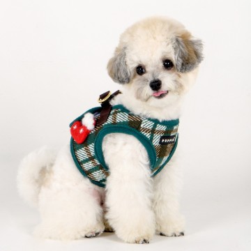 Puppia harness festive model b groen 5