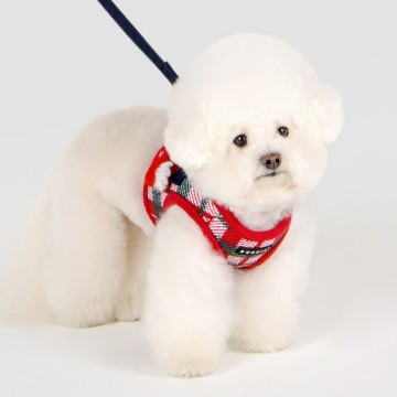 Puppia harness festive model b red 4