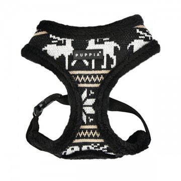 Puppia Harness Prancer Model A Black