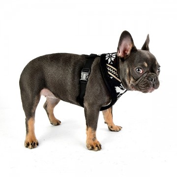 Puppia Harness Prancer Model A Black