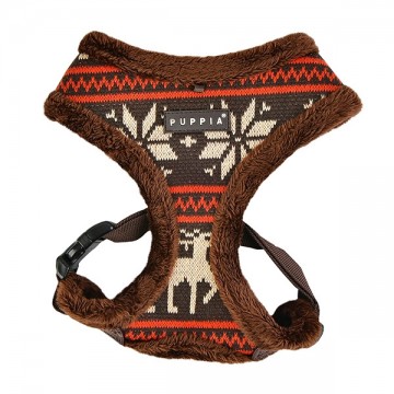 Puppia Harness Prancer Model A Brown
