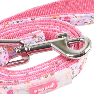 Puppia hondenriem wildflower pink 2
