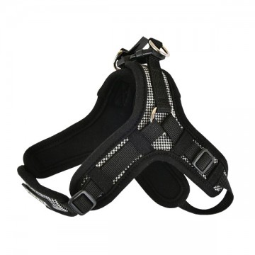 Puppia hondentuig  harness r model x puppytooth black 1