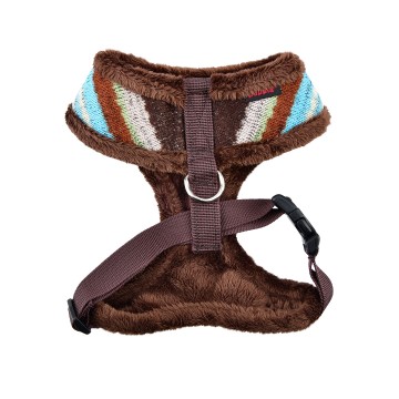 Puppia Harness / Honden tuigje Crayon Brown Model A