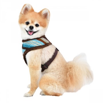Puppia Harness / Honden tuigje Crayon Brown Model A